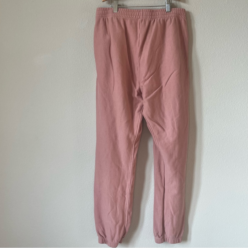 Rag & Bone Terry Dusty Pink Sweatpants Joggers Organic Cotton Size M - Picture 7 of 12